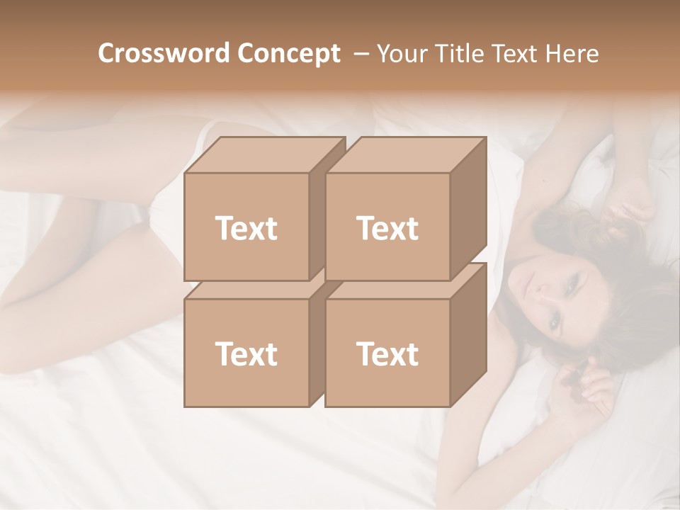 Girl Captivating Rest PowerPoint Template