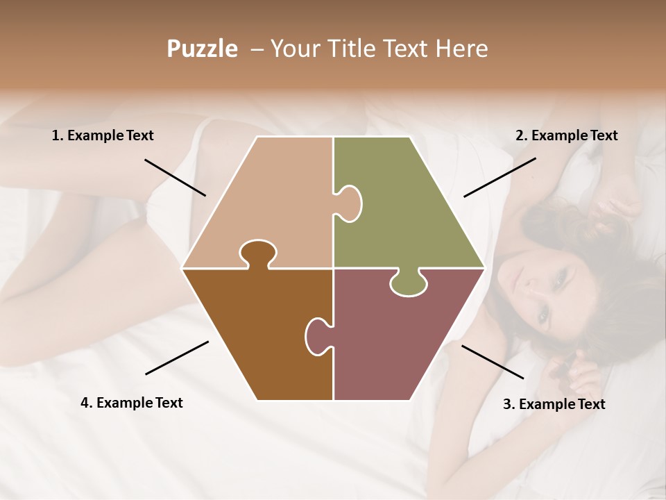 Girl Captivating Rest PowerPoint Template