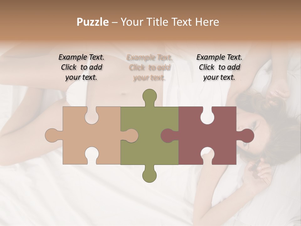 Girl Captivating Rest PowerPoint Template