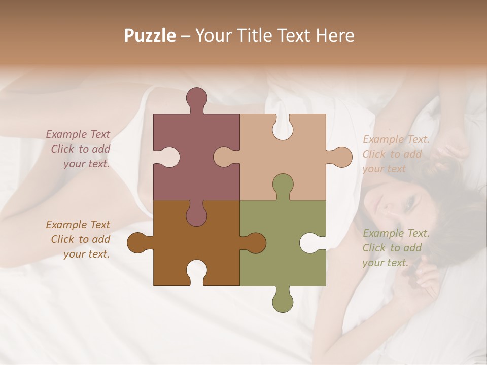 Girl Captivating Rest PowerPoint Template