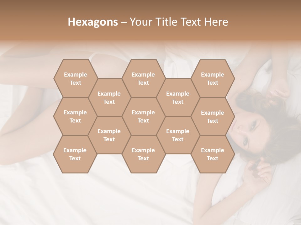 Girl Captivating Rest PowerPoint Template