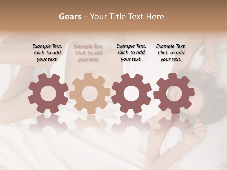 Girl Captivating Rest PowerPoint Template