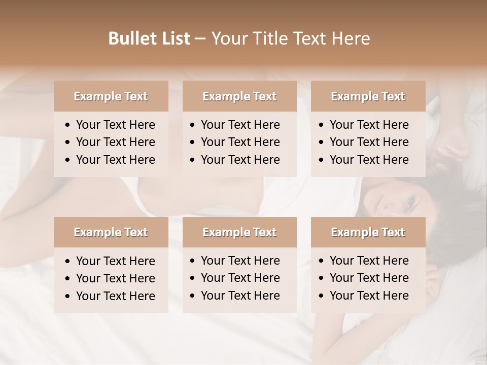 Girl Captivating Rest PowerPoint Template