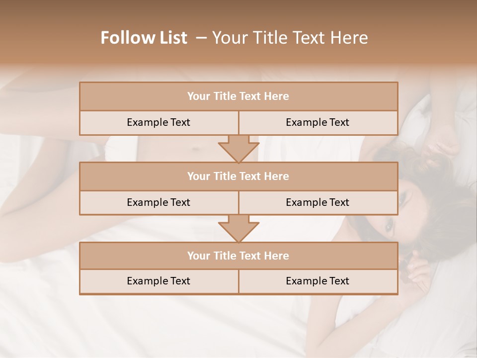 Girl Captivating Rest PowerPoint Template