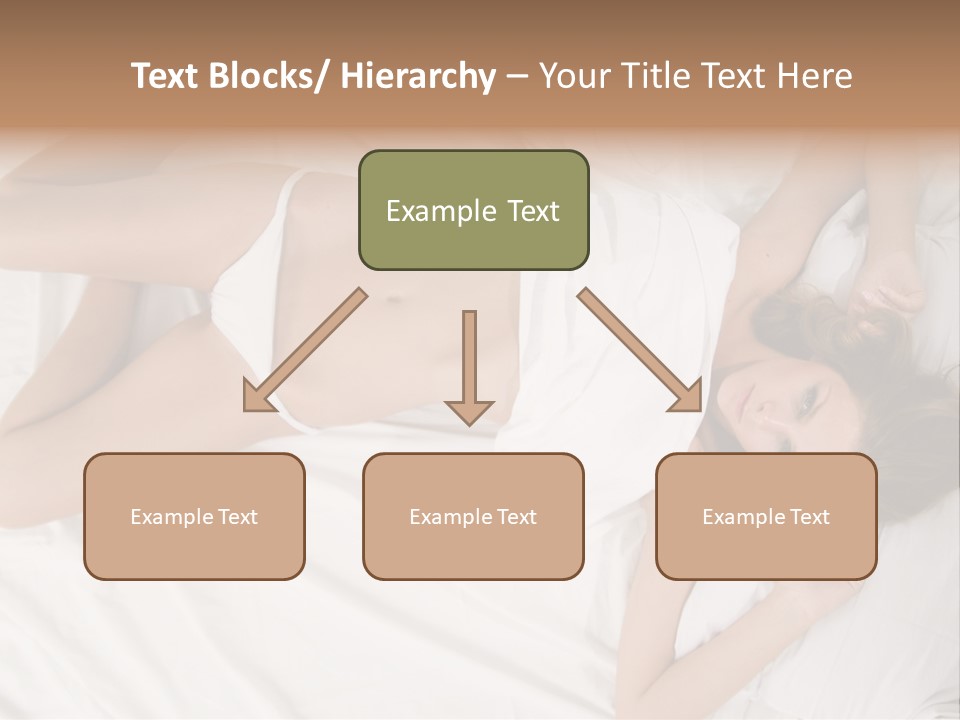 Girl Captivating Rest PowerPoint Template