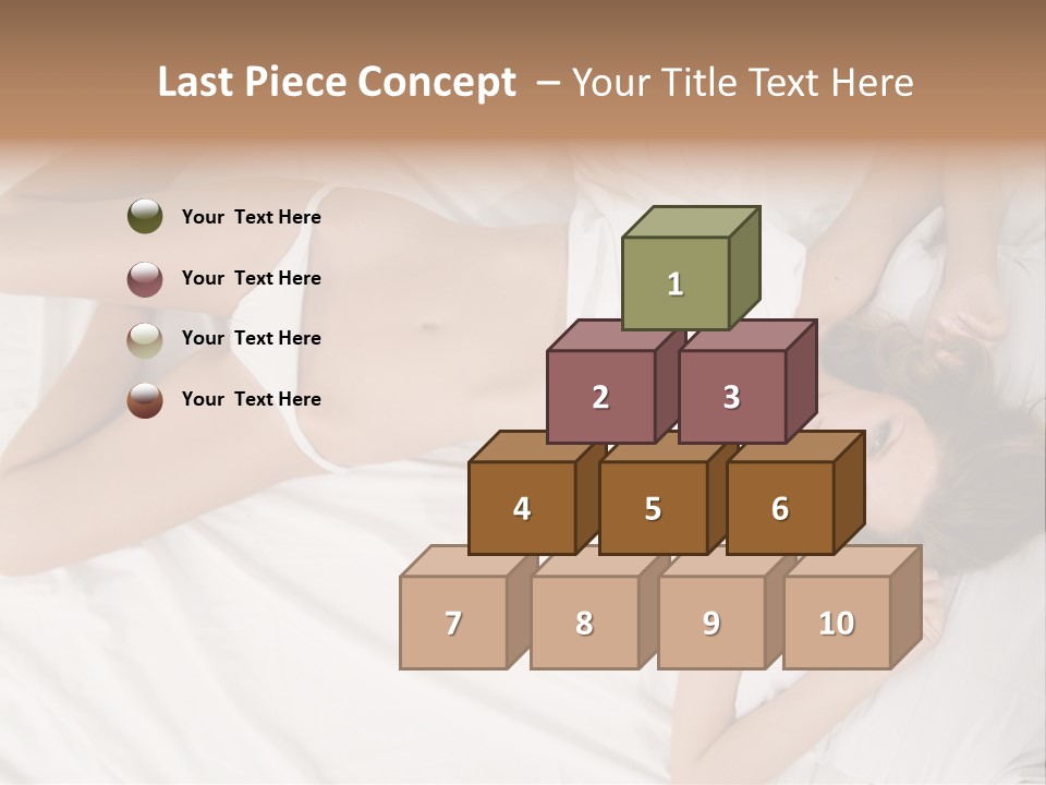 Girl Captivating Rest PowerPoint Template