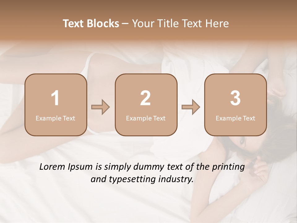 Girl Captivating Rest PowerPoint Template