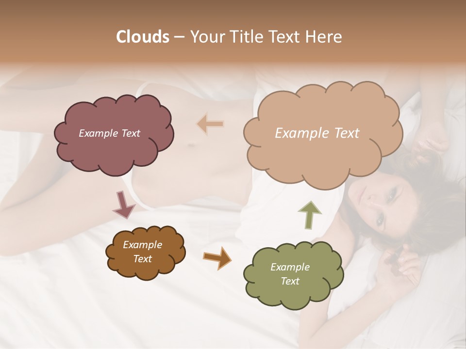 Girl Captivating Rest PowerPoint Template