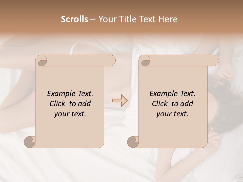 Girl Captivating Rest PowerPoint Template