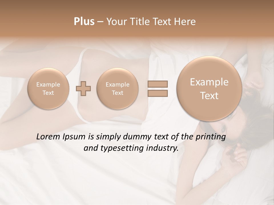 Girl Captivating Rest PowerPoint Template