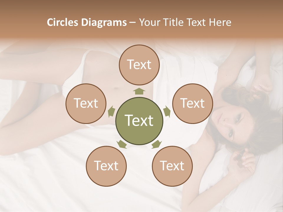 Girl Captivating Rest PowerPoint Template