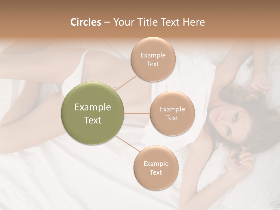 Girl Captivating Rest PowerPoint Template