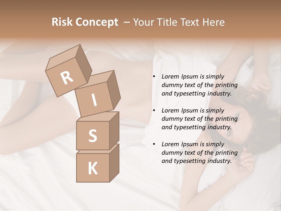 Girl Captivating Rest PowerPoint Template