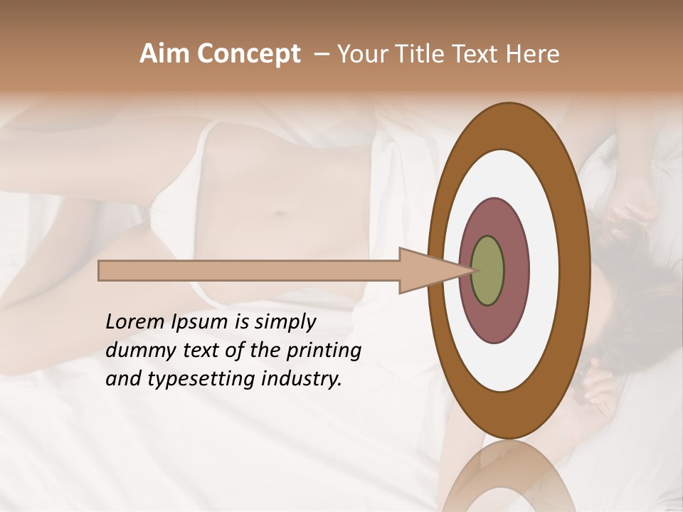 Girl Captivating Rest PowerPoint Template