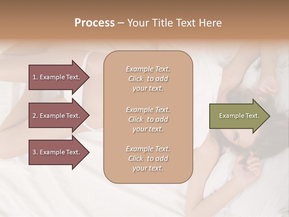 Girl Captivating Rest PowerPoint Template