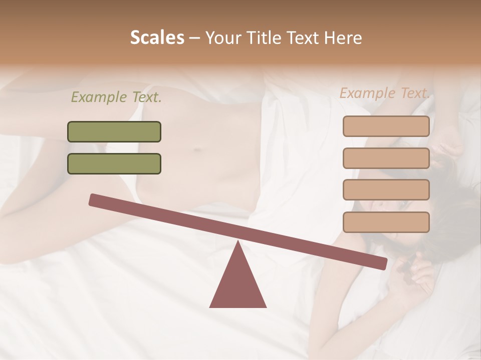 Girl Captivating Rest PowerPoint Template