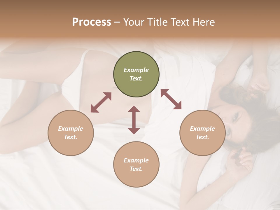 Girl Captivating Rest PowerPoint Template