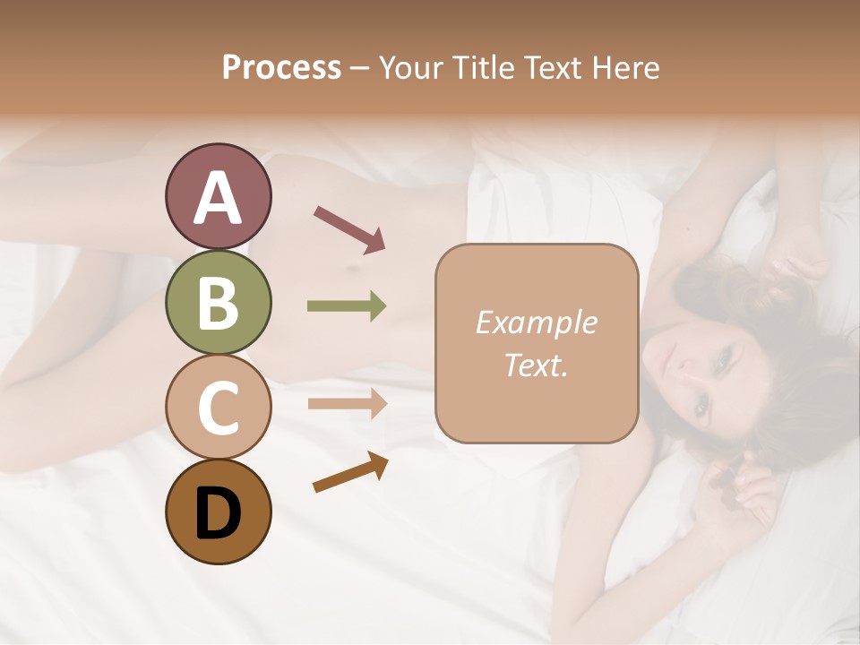 Girl Captivating Rest PowerPoint Template