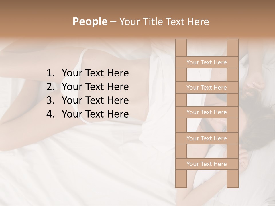 Girl Captivating Rest PowerPoint Template