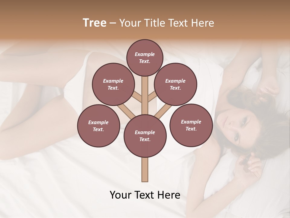 Girl Captivating Rest PowerPoint Template