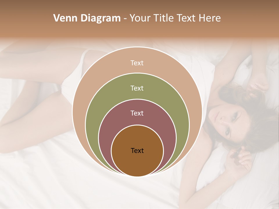 Girl Captivating Rest PowerPoint Template