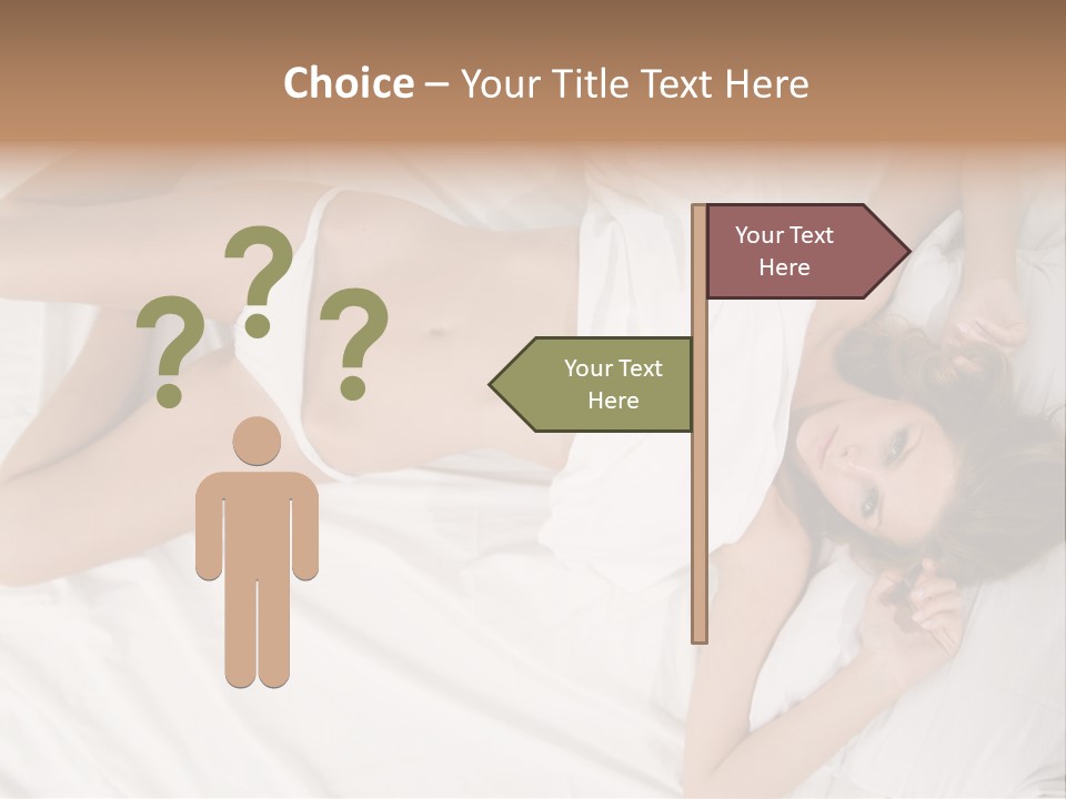 Girl Captivating Rest PowerPoint Template