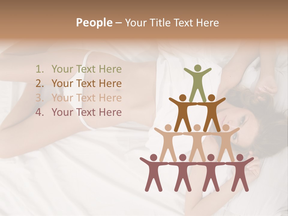 Girl Captivating Rest PowerPoint Template