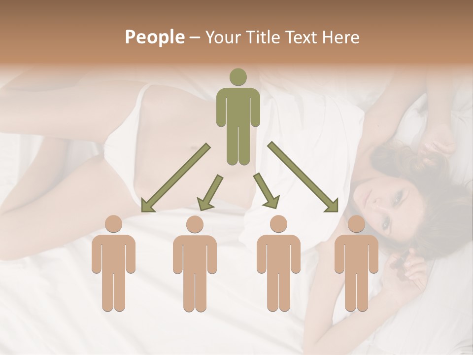 Girl Captivating Rest PowerPoint Template