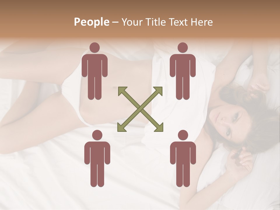 Girl Captivating Rest PowerPoint Template