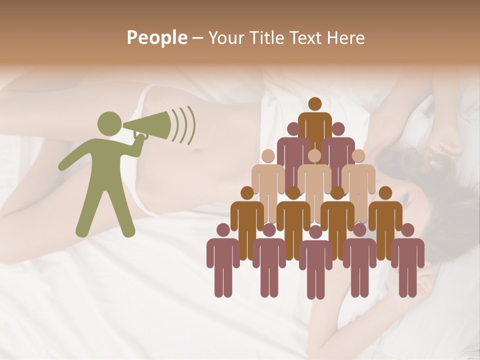 Girl Captivating Rest PowerPoint Template