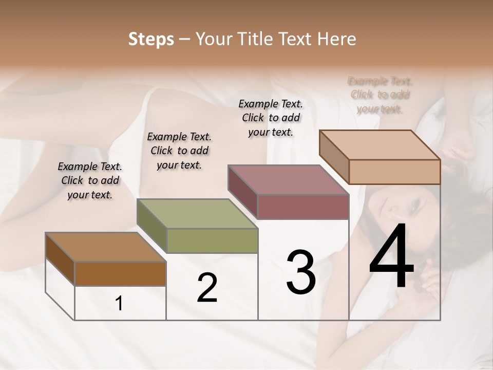 Girl Captivating Rest PowerPoint Template