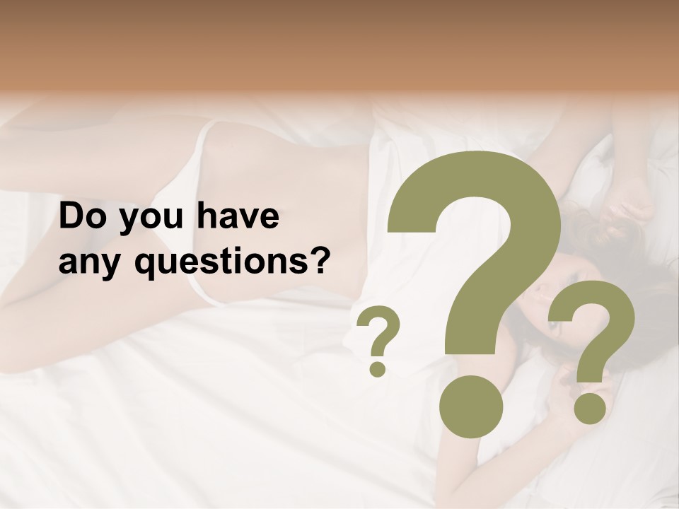 Girl Captivating Rest PowerPoint Template