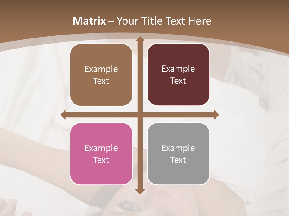 White Expanse Blond PowerPoint Template