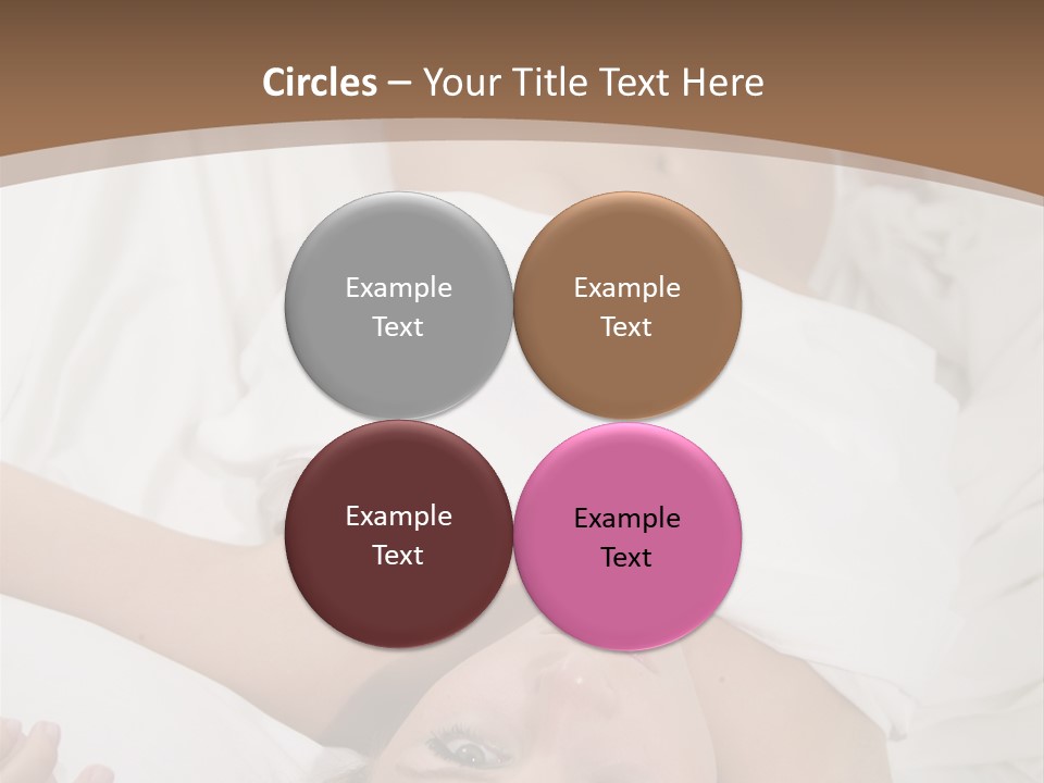 White Expanse Blond PowerPoint Template