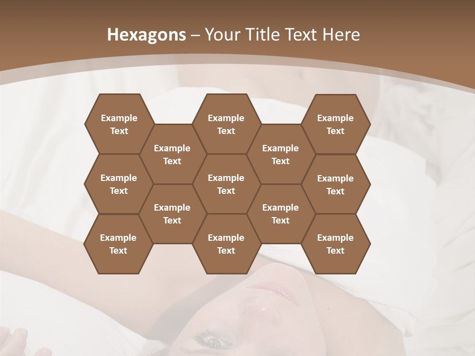 White Expanse Blond PowerPoint Template