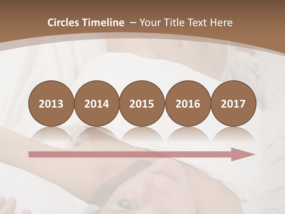 White Expanse Blond PowerPoint Template