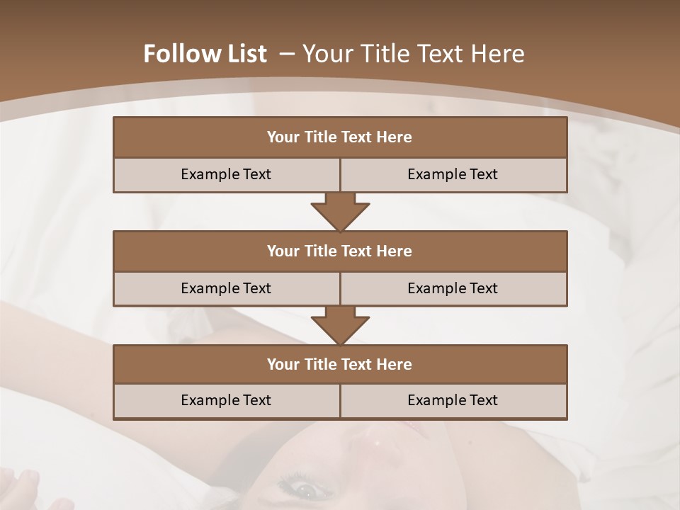 White Expanse Blond PowerPoint Template