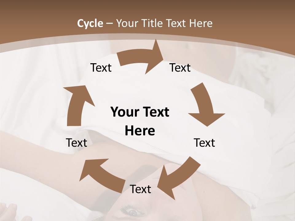 White Expanse Blond PowerPoint Template