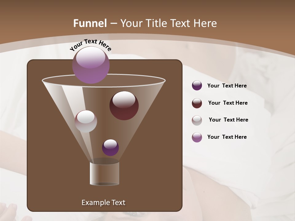 White Expanse Blond PowerPoint Template