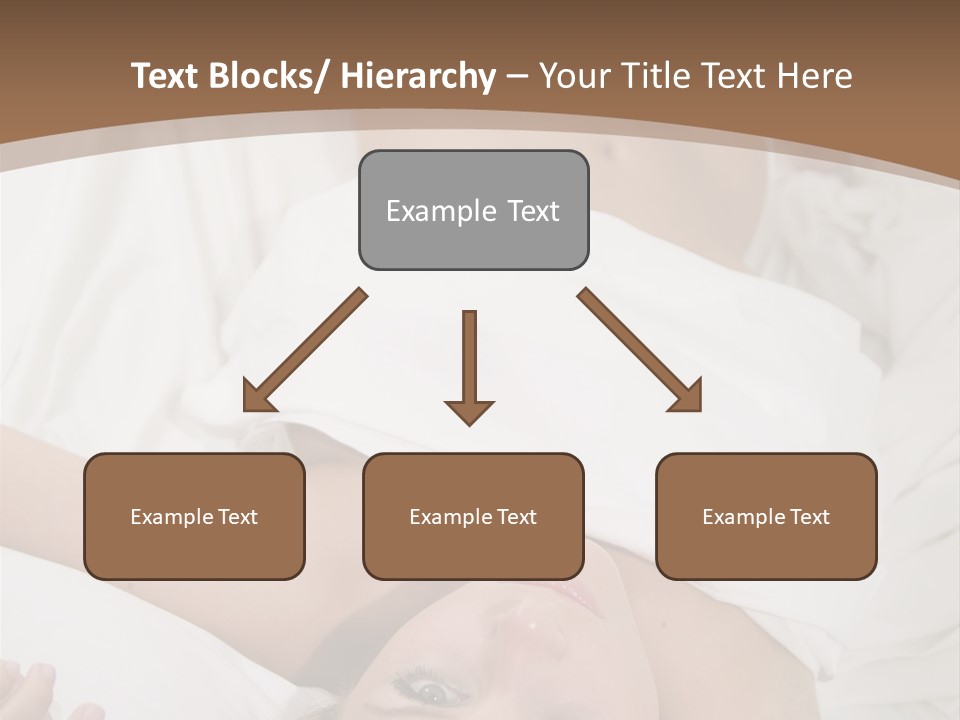 White Expanse Blond PowerPoint Template