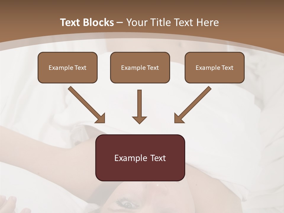 White Expanse Blond PowerPoint Template