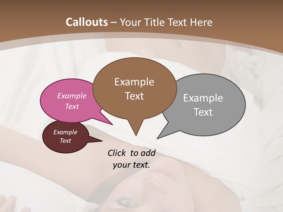 White Expanse Blond PowerPoint Template