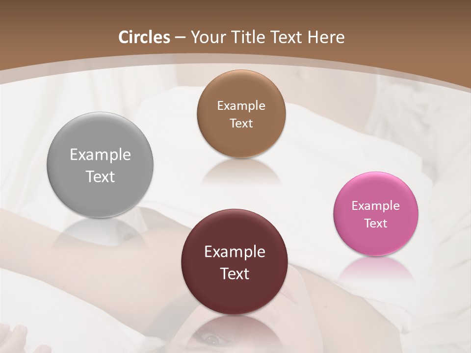 White Expanse Blond PowerPoint Template