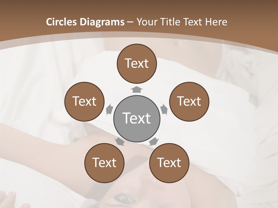 White Expanse Blond PowerPoint Template