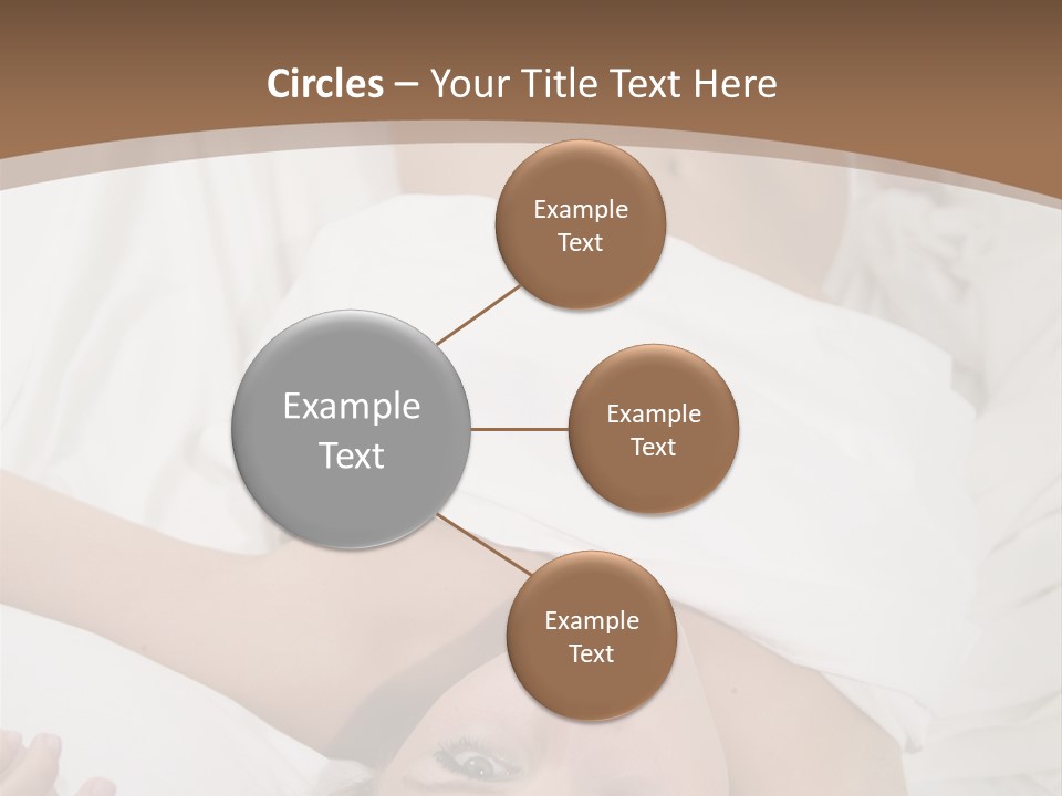 White Expanse Blond PowerPoint Template