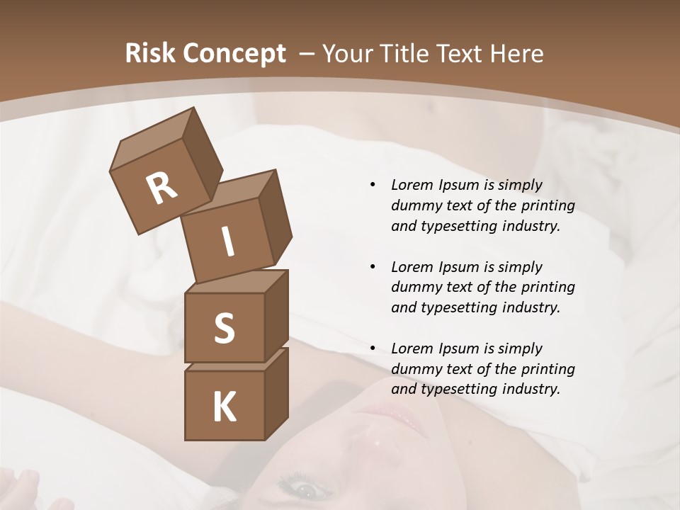 White Expanse Blond PowerPoint Template