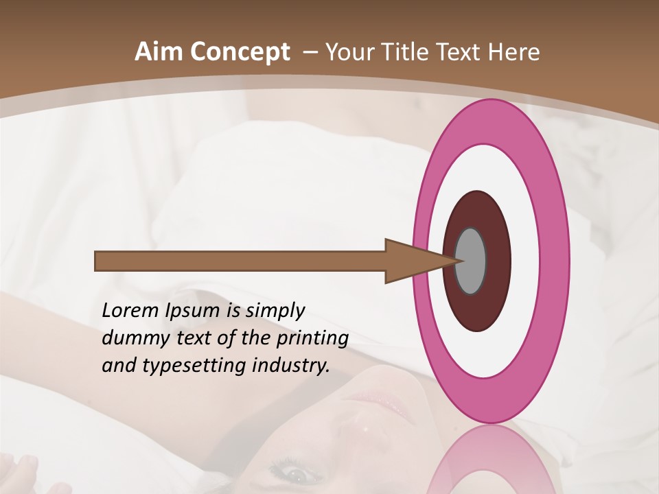 White Expanse Blond PowerPoint Template