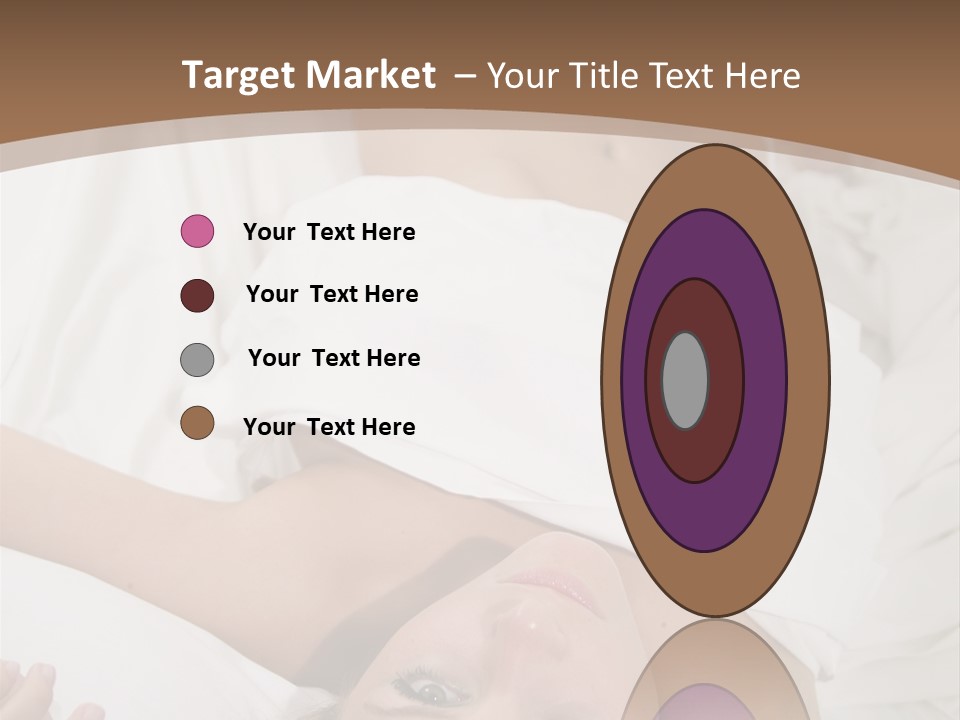 White Expanse Blond PowerPoint Template