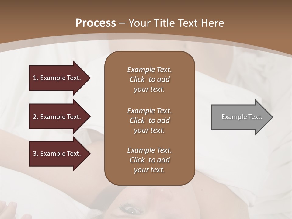 White Expanse Blond PowerPoint Template