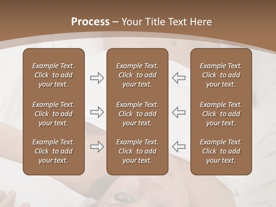 White Expanse Blond PowerPoint Template